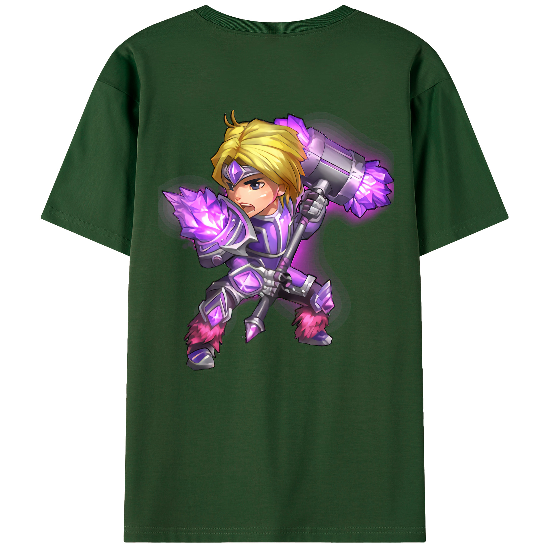 リーグ・オブ・レジェンド League of Legends LOL 綿100％半袖Tシャツ（背面プリント）
